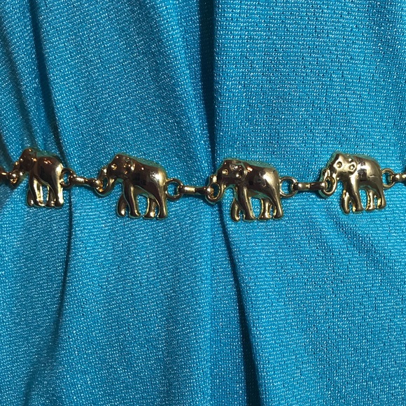 Vintage gold elephant belt - Picture 3 of 5